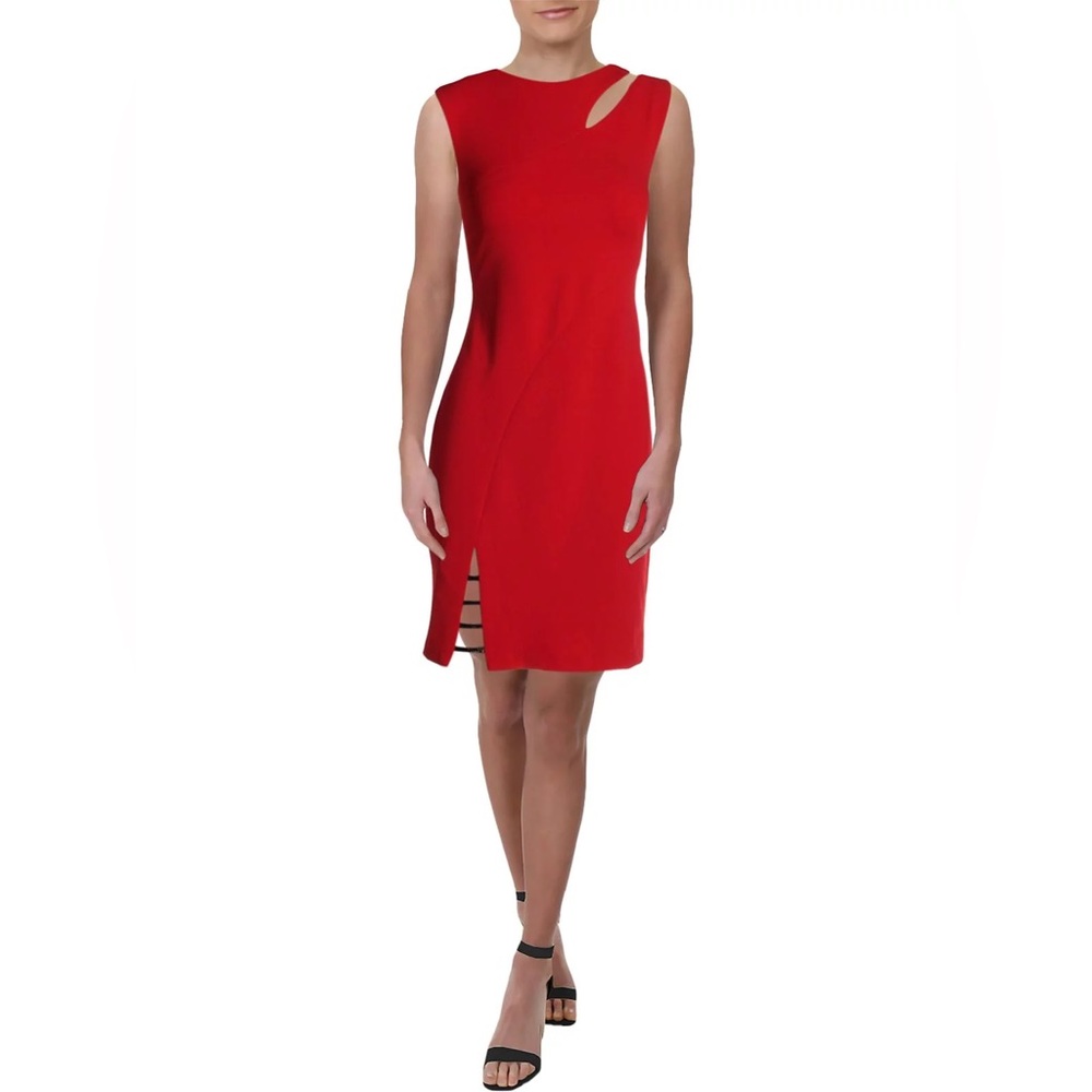 Pre-Owned: DKNY
Material: 94% Polyester/6% Spandex
Womens Sheath Dress